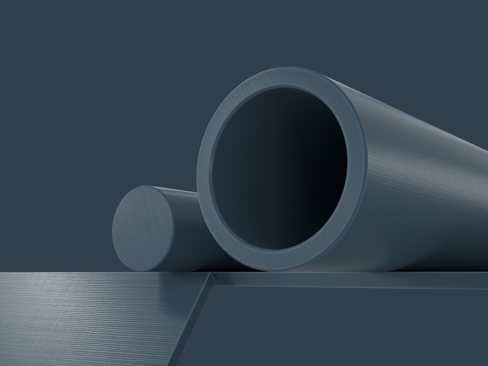 TIVAR® Cestidur UHMW-PE plastic stock shapes